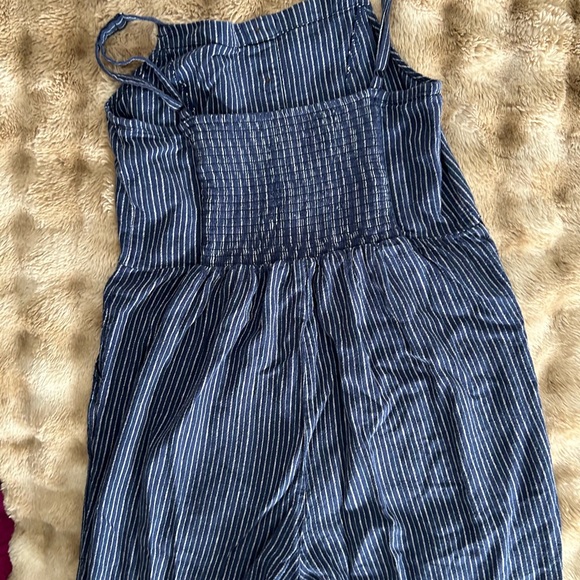 Old Navy Navy Striped Jumpsuit - Picture 5 of 5